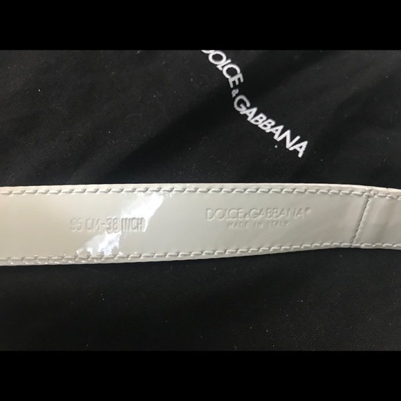 Dolce & Gabbana Patent Leather Wrap Around Belt. - Picture 6 of 6